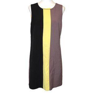 Vince Camuto Color Block/Stripe Dress Size 10